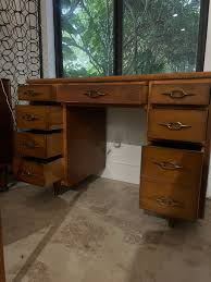 Mid Century Modern 8 Drawer Desk for Sale in Hollywood, FL - OfferUp