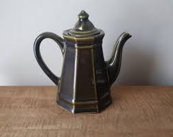 Vintage Pfaltzgraff Heritage Green Stoneware: Coffee Pot ...