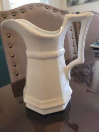 Vintage White Ironstone England Creamer 7" | eBay