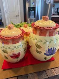 Set of Pfaltzgraff Napoli Canisters - Etsy