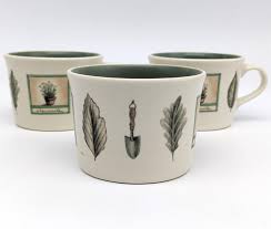 3 Vintage Pfaltzgraff Naturewood Mugs: Stoneware Coffee Soup ...