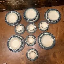 Vintage Pfaltzgraff Ocean Breeze Set of 25=5-5 Pieces Plate, Bowl, Teacup&Saucer | eBay