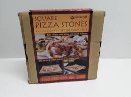 Pizzacraft Mini Square Pizza Stones - 4 Tiles Cordierite ...