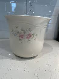 Pfaltzgraff Tea Rose Extra Large Canister Flour Sugar 7 1/4 ...
