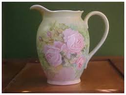 Lovely Hand painted Porcelain Milk Pitcher. For Sale at Ruby ...