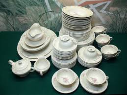 77 PIECE SET OF CASTLETON BELROSE MADE IN U.S.A. | eBay