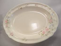 PFALTZGRAFF TEA ROSE MEDIUM OVAL MEAT SERVING DESSERT PLATTER 15" FLUTED | eBay