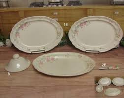 Vintage Pfaltzgraff Tea Rose Stoneware Nesting Bowls Platters-serving Bowls-sugar Creamer Salt Pepper - Etsy