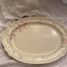 Vintage 1980s Pfaltzgraff TEA ROSE 14.5 x 10" Oval Serving Dinner Meat Platter – FUNAAB Zoo Park