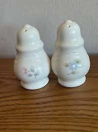 PFALTZGRAFF Stoneware Tea Rose Salt & Pepper Shakers 3 ...