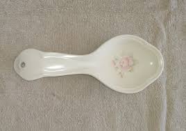 Vintage Pfaltzgraff Tea Rose Spoon Rest Made/USA Stoneware ...