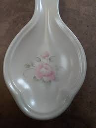 Pfaltzgraff Tea Rose Spoon Rest/Holder For and 48 similar items
