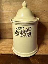 VINTAGE PFALTZGRAFF SUGAR CANNISTER Small Little Chip shown ...