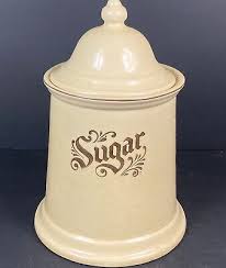 Pfaltzgraff Sugar Kitchen Canister Villiage Pattern / Style ...