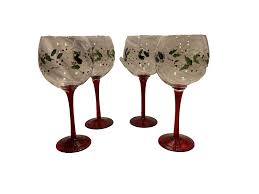 Christmas Wine Glasses | eBay