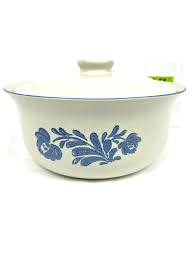 Buy Vintage Pfaltzgraff Yorktowne Casserole Dish: Blue ...