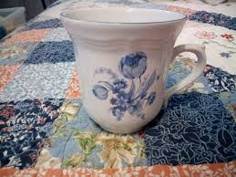 Jardin Bleu BrickOven Stoneware Mug Coffee Cup Tea Blue ...