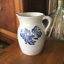 Pfaltzgraff Pottery Blue Yorktowne 64 Oz Pitcher - Etsy