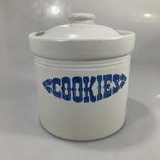 Pfaltzgraff Yorktowne Blue Stoneware Cookie Jar Canister 1.5 ...