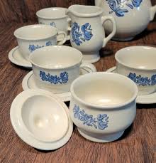 Pfaltzgraff Yorktowne Set of 6 Cups, 6 Saucers, Coffee Pot, Creamer and Sugar Bowl With Lid - Etsy