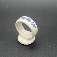 Pfaltzgraff USA Blue Yorktowne Ceramic Self Standing Napkin ...