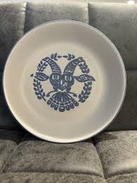 Pfaltzgraff "Yorktowne" Pie Dish - Bird Stencil- 9 1/2 Inch ...
