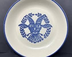 Vintage Pfaltzgraff Yorktowne Blue Pie Plate - 9" Glass ...