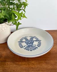 Vintage Pfaltzgraff Blue Bird Pie Plate - Etsy