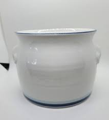 Pfaltzgraff Sky Bean Pot Soup Tureen Lugged Handles USA ...