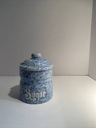 Vintage Treasure Craft Blue Sugar Bowl And Duck Cup | eBay