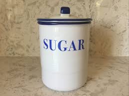 MASON CASH Enamour Stoneware "SUGAR" Canister w/Lid - Made ...