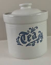 Pfaltzgraff Yorktowne Tea Canister and Lid | USA | eBay