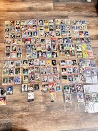 Collectible Various Lot Of 154 Baseball Cards In Plastic Sleeve Lot #3 | eBay