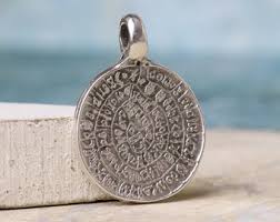 Disc of Phaistos Pendant-ethnic Pendant-ancient Greek ...