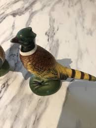 Vintage Pheasant Salt And Pepper Shakers Ceramic Corked 1960 ...