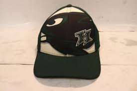 NORTH DAKOTA FIGHTING HAWKS SIOUX Green Adjustable Hat ...