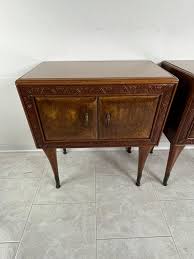 Set Of 2 Mid-Century Italian Design 1950s Bedside Tables For Sale at 1stDibs