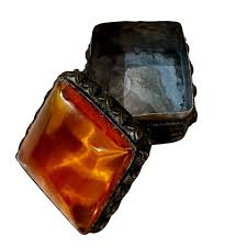 1920s Amber Box | Chairish