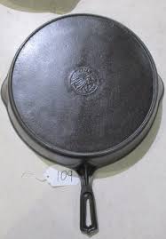 Sold at Auction: #12 Wapak Indian Head Skillet - Pitted
