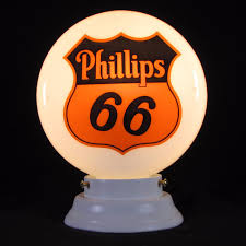 PHILLIPS 66 8" Mini Glass Globe — PERGL
