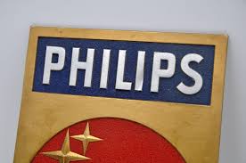 Vintage Philips Advertising Sign | Chairish