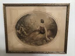 Art Deco Aquatint Print The Parrot by Feld SZL Sidney Z ...