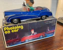 Photoing on Car Tin Toy, Boxed - Etsy