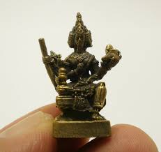 Mini Brass Brahma Amulet: Thai Hindu God of Creation Fujii ...