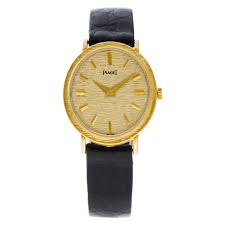 Pre-owned Piaget Oval 9821 18k 27mm Manual watch | Gray ...