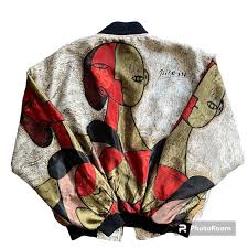 Vintage 90s Picasso Windbreaker Tag worn, size not... | Depop