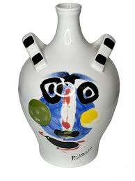 Picasso Vase Visage Vivant 1963 Pichet Art Coloré 12" | eBay