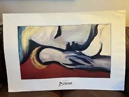 Picasso The Rest Litho Print Poster 2002 24"x36" Thick Stock Paper ARS New York | eBay