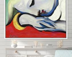 Framed Wall Art the Rest by Picasso Abstract Famous Painting Illustrations Modern Canvas Art Print, Frame Wall Art, Gift, Wall Decor - Etsy