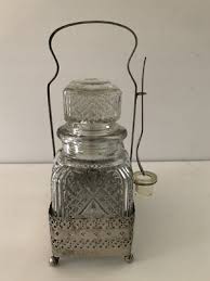 Vintage English Sheffield Silver Plate Double Pickle Castor Jar Holder w/Fork | eBay